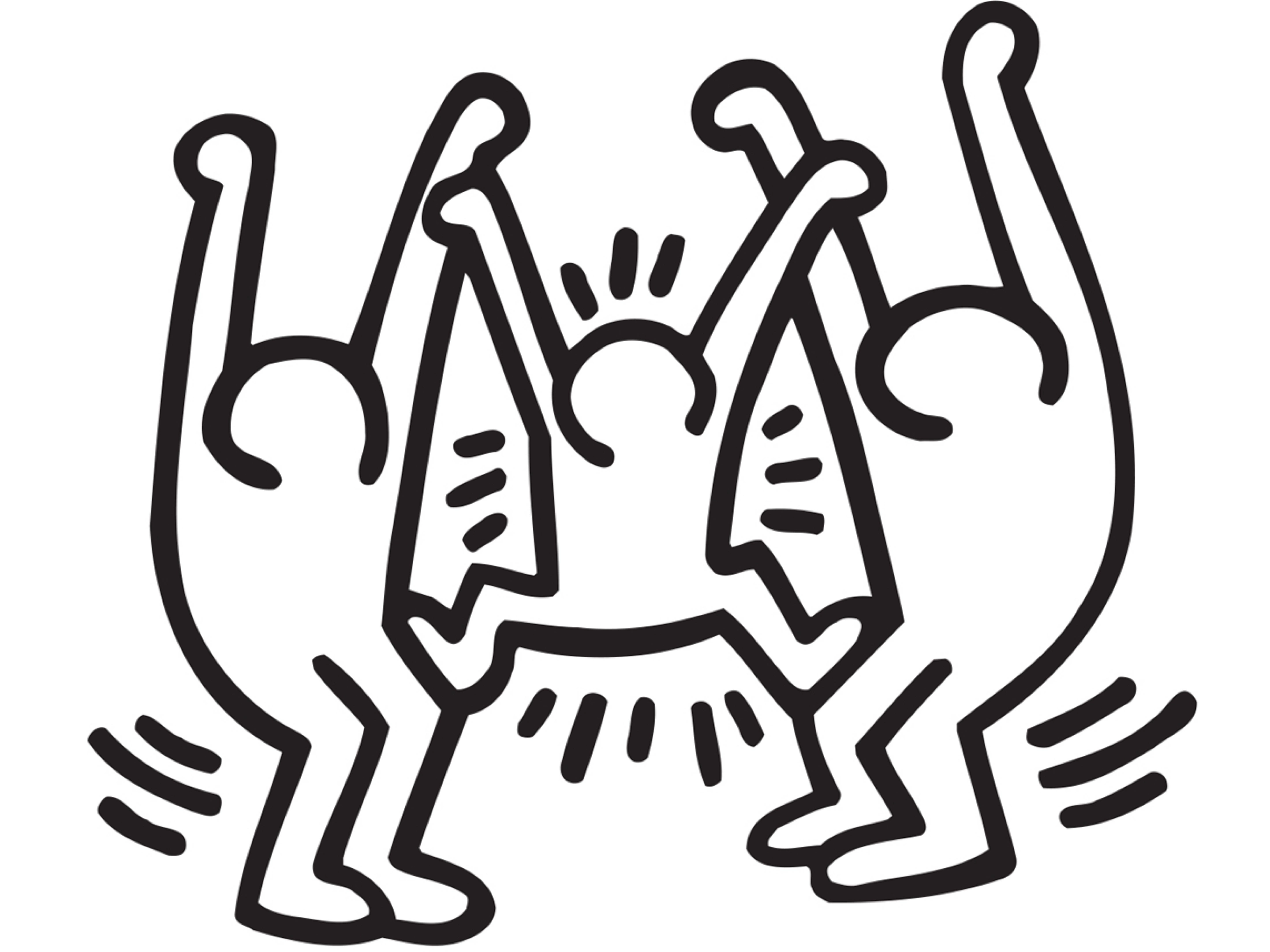 Motivo icónico de Keith Haring no smart #3